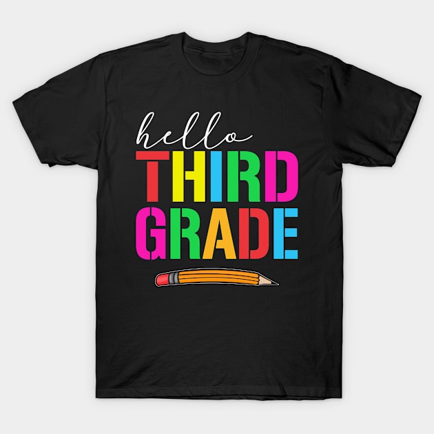 hello third Grade T-Shirt by buuka1991